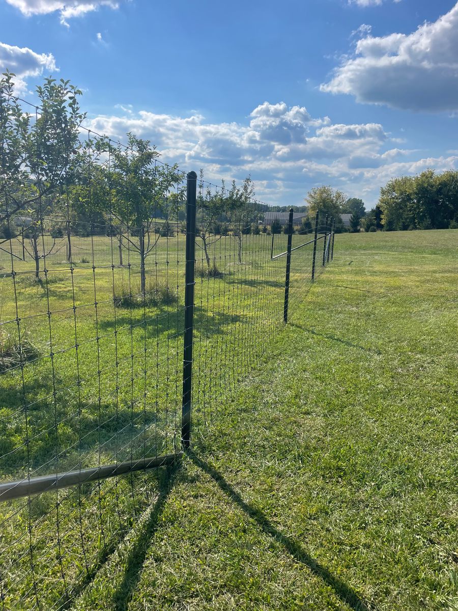 Fence Installation for TMF Services in Lapeer County, MI