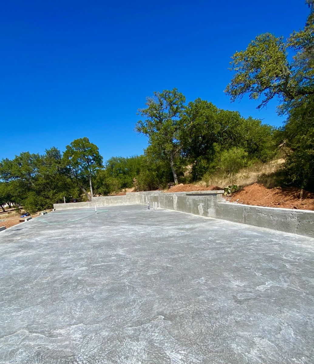 Concrete for KO Excavation LLC in Spring Branch, TX
