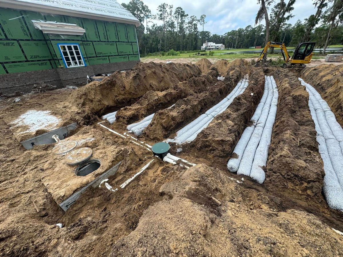 Complete Septic System Installation for TideCo Septic in Brunswick, GA