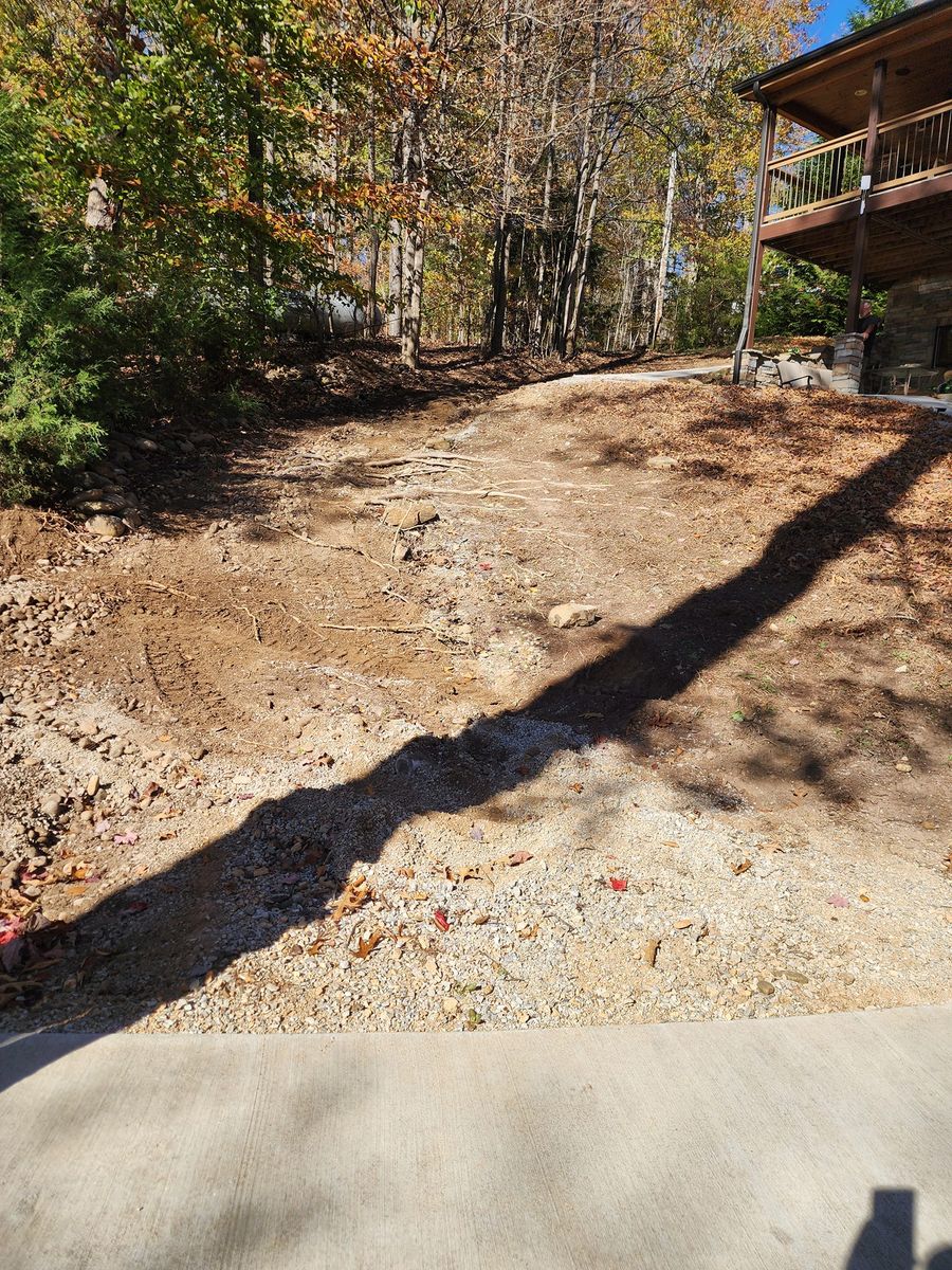 Land Grading for Williams Lawn & Land in Sharps Chapel, TN