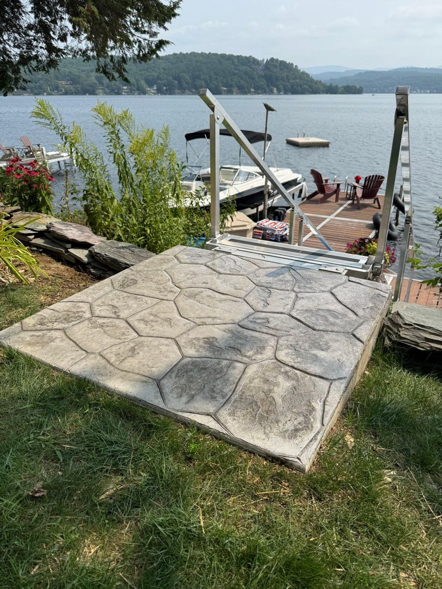 Concrete Slab Construction for LeClaire Flatworx in Bomoseen, VT