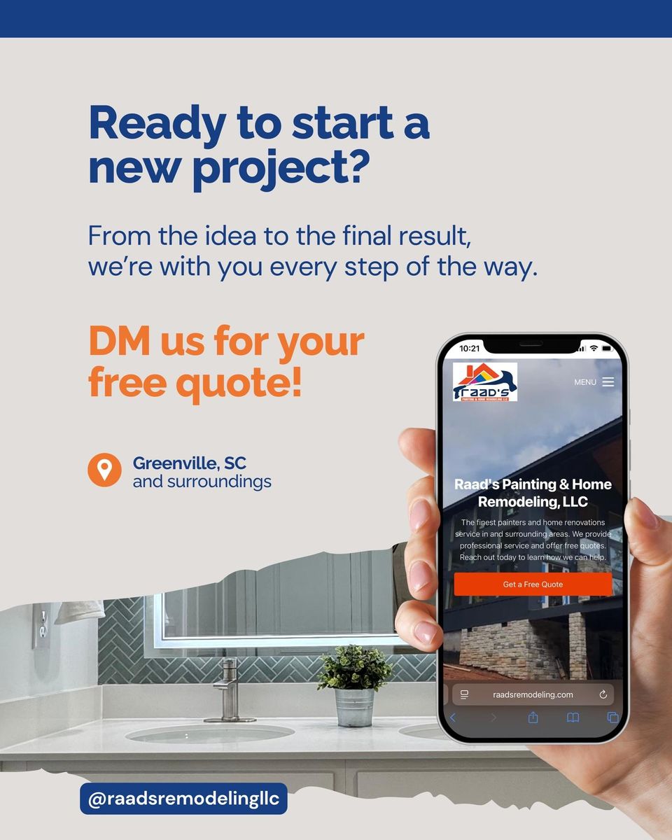 General and Commercial Remodeling for Raad's Painting & Home Remodeling in Greenville, SC