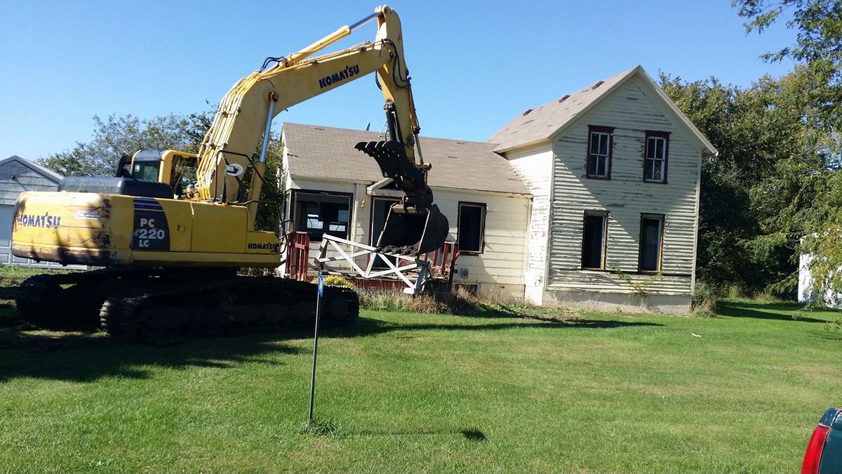 Site Preparation for Dean Honken Construction in Pipestone, MN