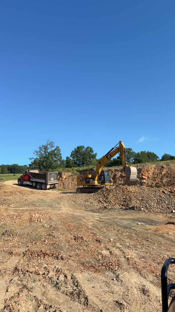 Site Preparation for Double J Excavation in Nashville, AR