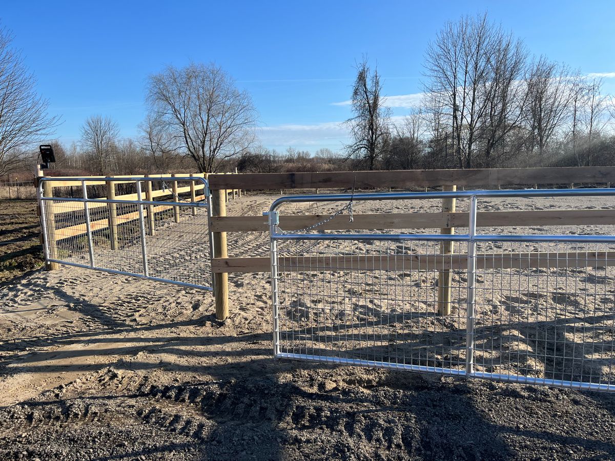 Fence Installation for TMF Services in Lapeer County, MI