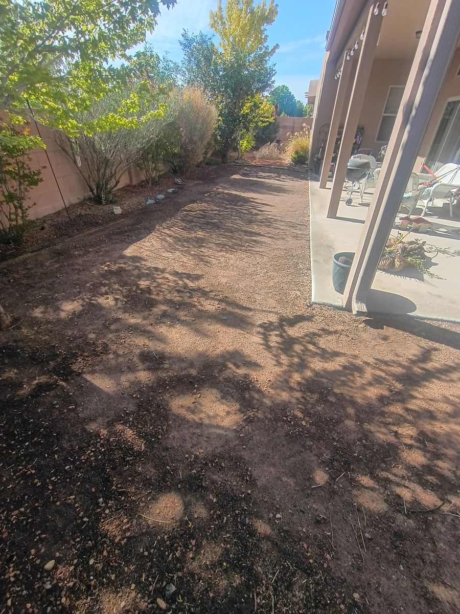 Gravel Installation for 2 Brothers Landscaping in Albuquerque, NM
