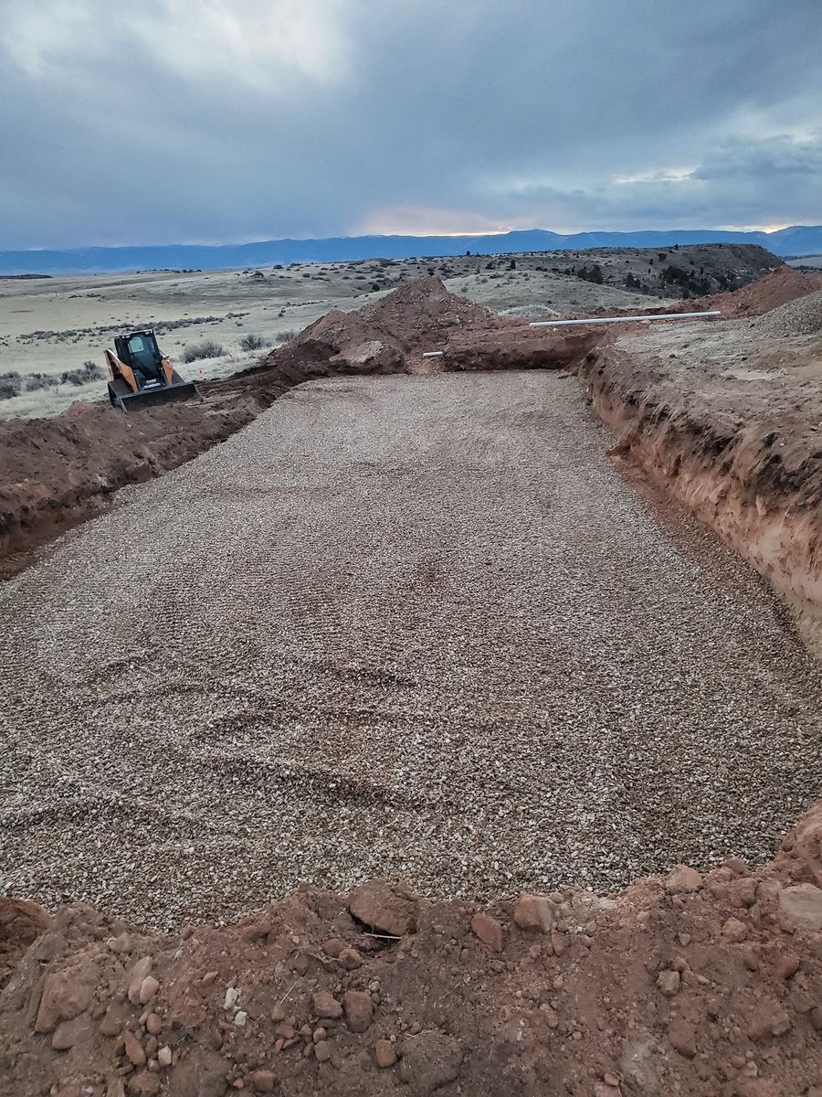 Land Grading for Precision Excavation and Septic Systems in Sheridan, WY