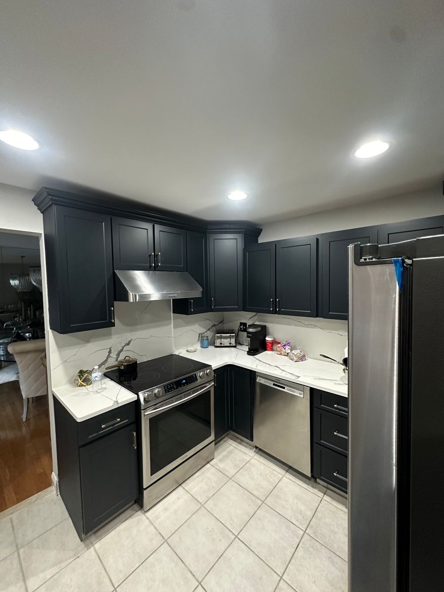Cabinet Painting for T&T Kitchens in Shamong, NJ