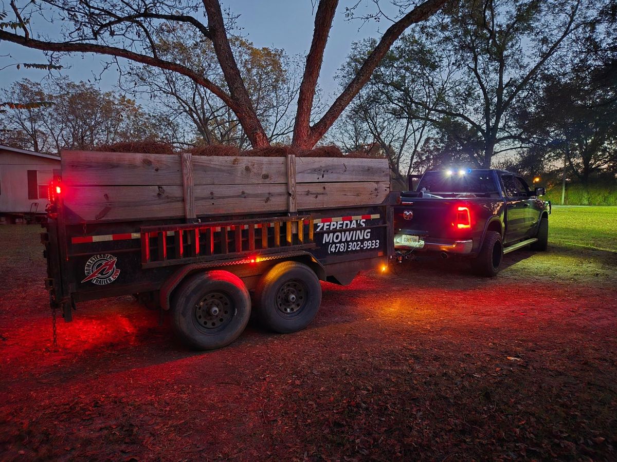 Fall Clean Up for Zepeda's Mowing in Fort Valley, GA