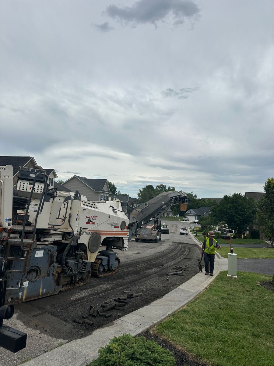 Milling for James R Carter Paving in Roanoke, VA
