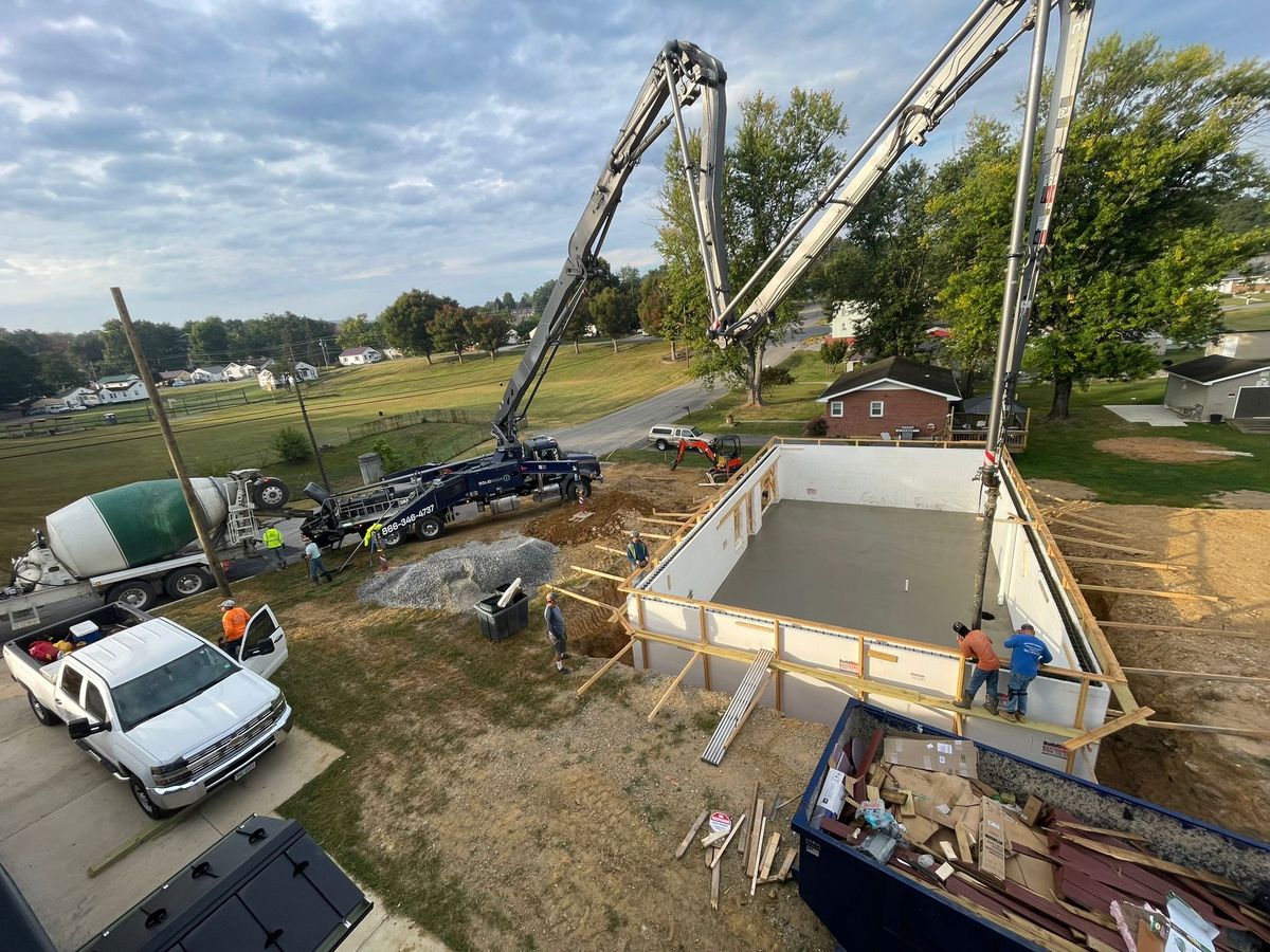 Concrete Foundations for The Amazing Concrete in Roanoke, VA