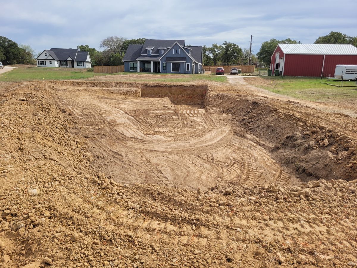 Land Clearing and Excavating for Integrity Construction  in Azle, Texas