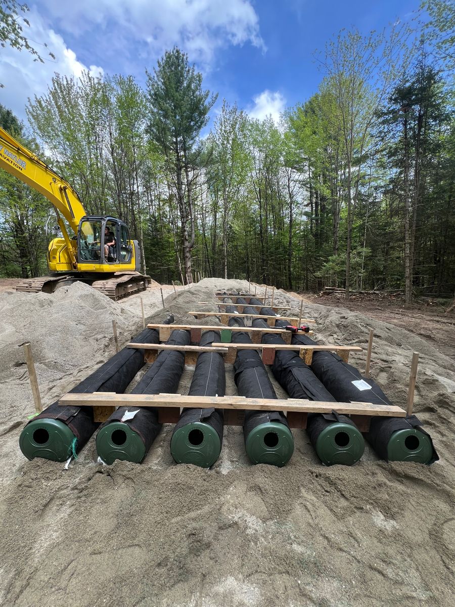Site Preparation for Andy Naylor Excavation in Johnson, VT