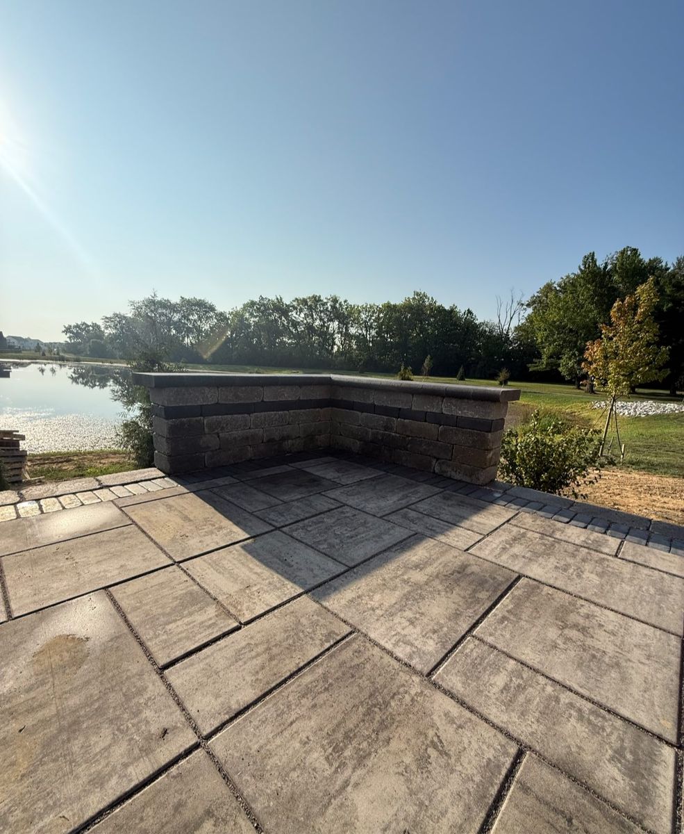 Hardscape Installation for N8 Landscaping in Amanda, OH
