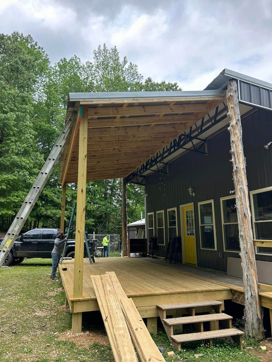 Deck & Patio Installation for Nick’s Quality Construction in Springville, TN