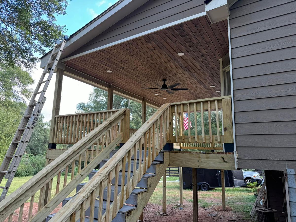 Deck Builds for Reed Construction Services LLC in Cartersville, GA