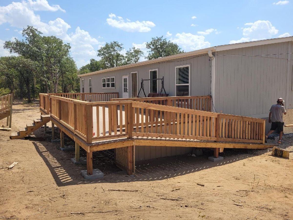 Carpentry for Willy Lewallen And Sons in Mineral Wells, TX