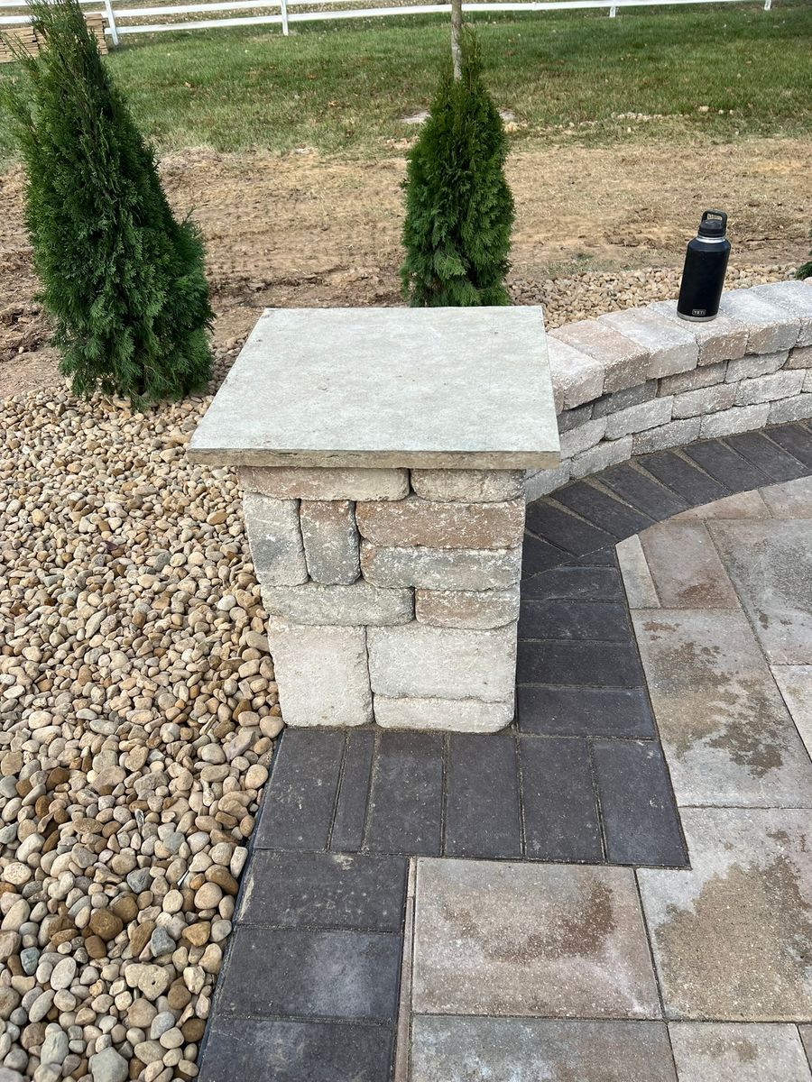 Landscape Installation for Mayfield Landscaping in Staunton, IL