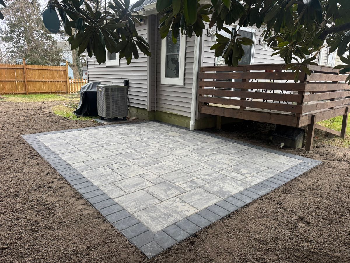 Patio Design & Construction for Broker Post Ground Crew in Sussex County, DE