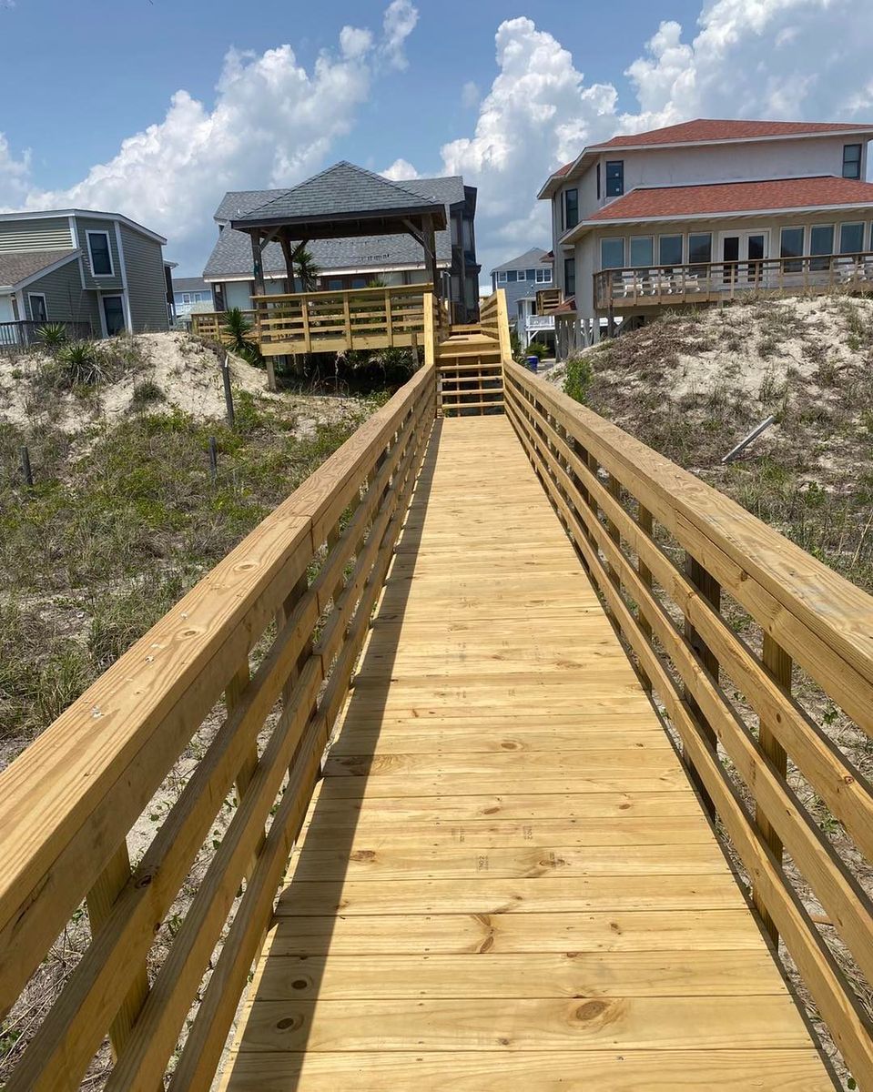 Decks and Wood Structures for A1 Roofing in Supply, NC