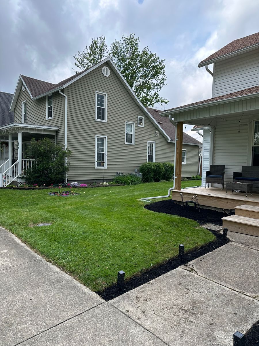 Mulch Installation for OT Lawn and Landscaping LLC in Carey, OH