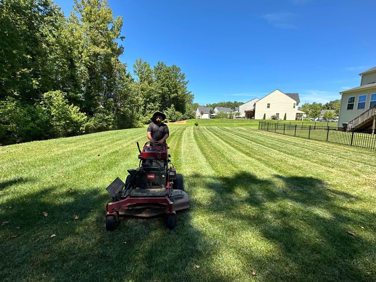 Mowing for Cisco Kid Landscaping Inc. in Lincolnton, NC