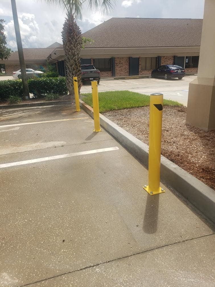 Bollards for Green Hammer Concrete in Palm Bay, Florida