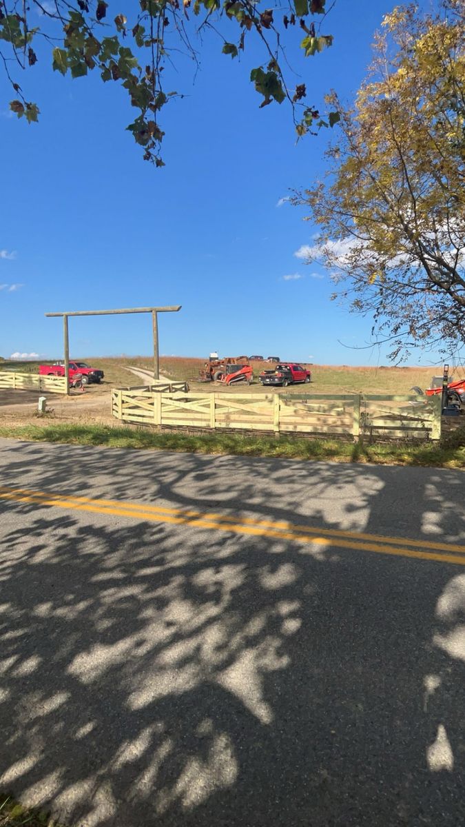Grading & Excavating for LB Fencing & Services in Archdale, NC