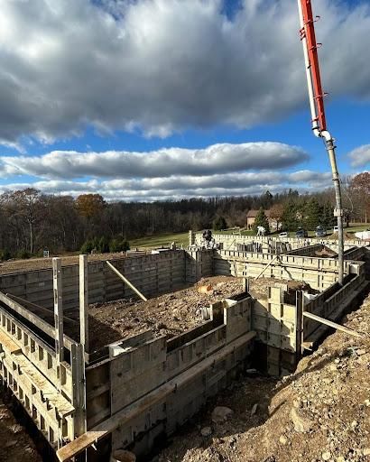 Poured Concrete Walls for Hanula Concrete Pumping in Pittsburgh, PA
