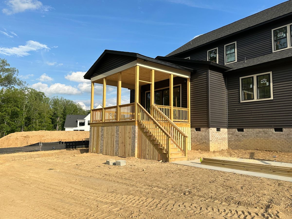 Covered Porches for Lester Contracting LLC in Richmond, VA