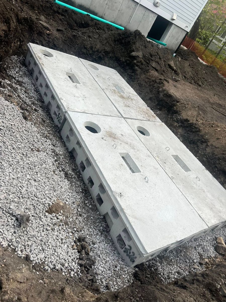 Trenching and Utilities Installation for Redwood Construction in Cranston, RI