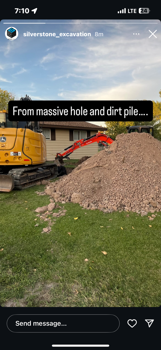 Site Preparation for SilverStone Excavation in Rigby, ID