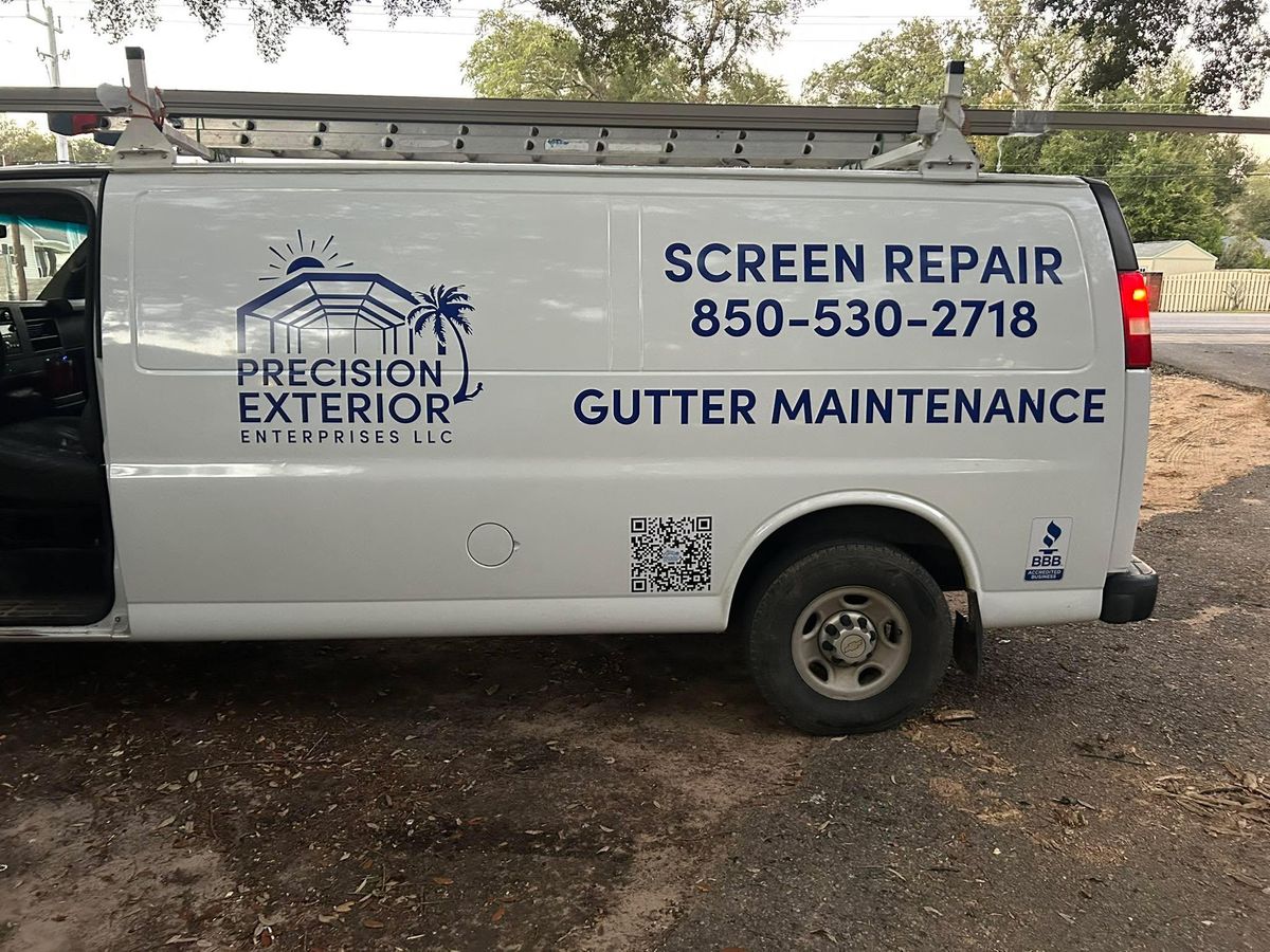 Gutter Maintenance for Precision Exterior Enterprises in Pensacola, FL