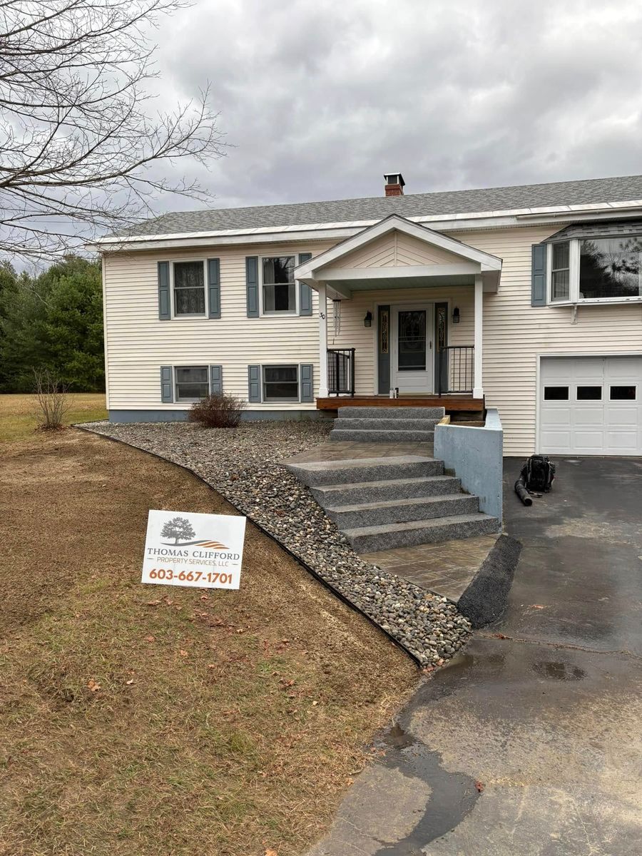 Hardscape Installation for Thomas Clifford Property Services LLC in Enfield, NH