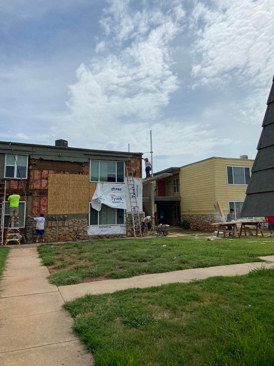 Siding Installation for A’Hearn Construction  in Prague, OK