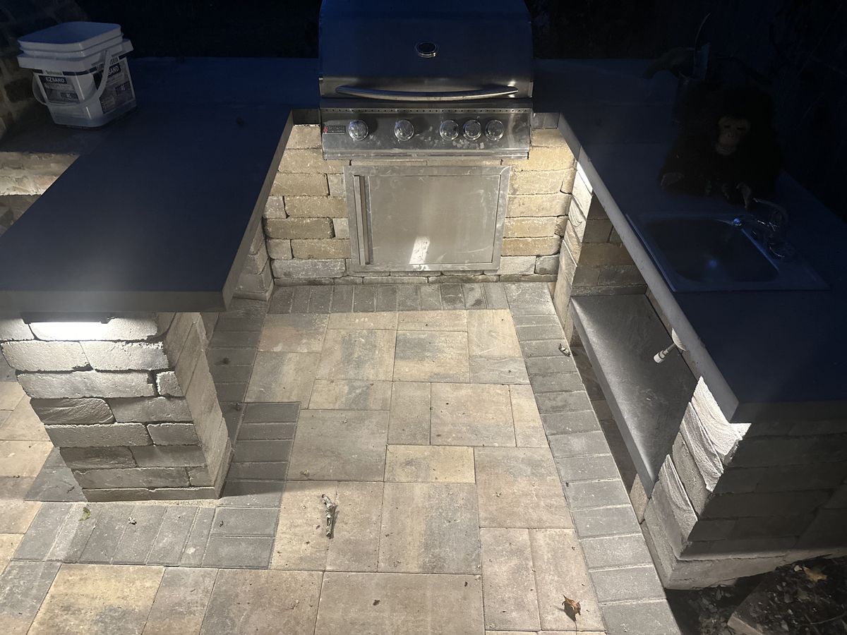 Hardscaping for Atlas Land Design in Creekside Park, TX