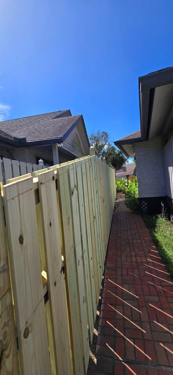 Fence Installation for ASAP Handyman & Construction services in Savannah, GA
