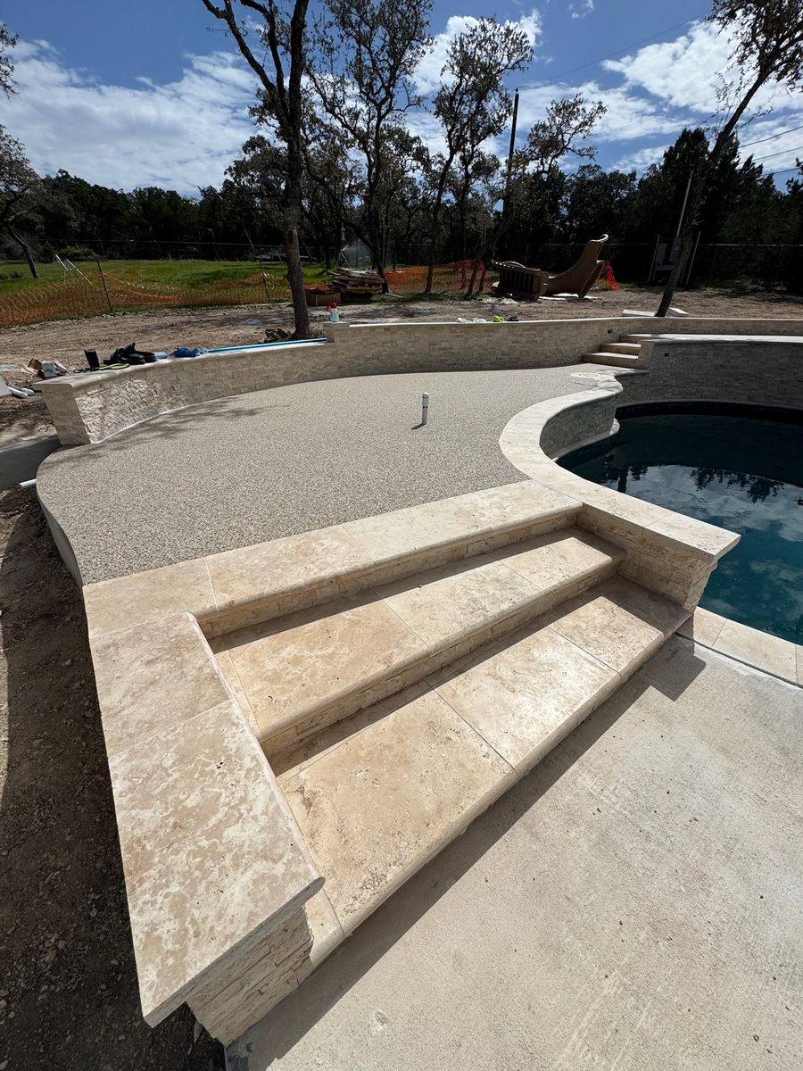 “Tex Stone” Resin Bound Overlay for TEX STONE Resin & Epoxy Coatings in Schertz, TX