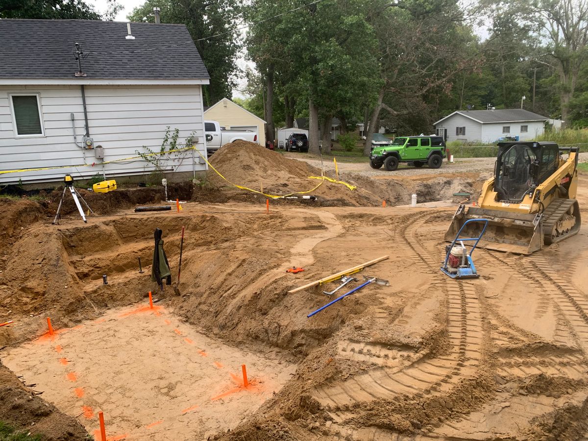 Leveling for Palmer Property Services in Middleville, MI