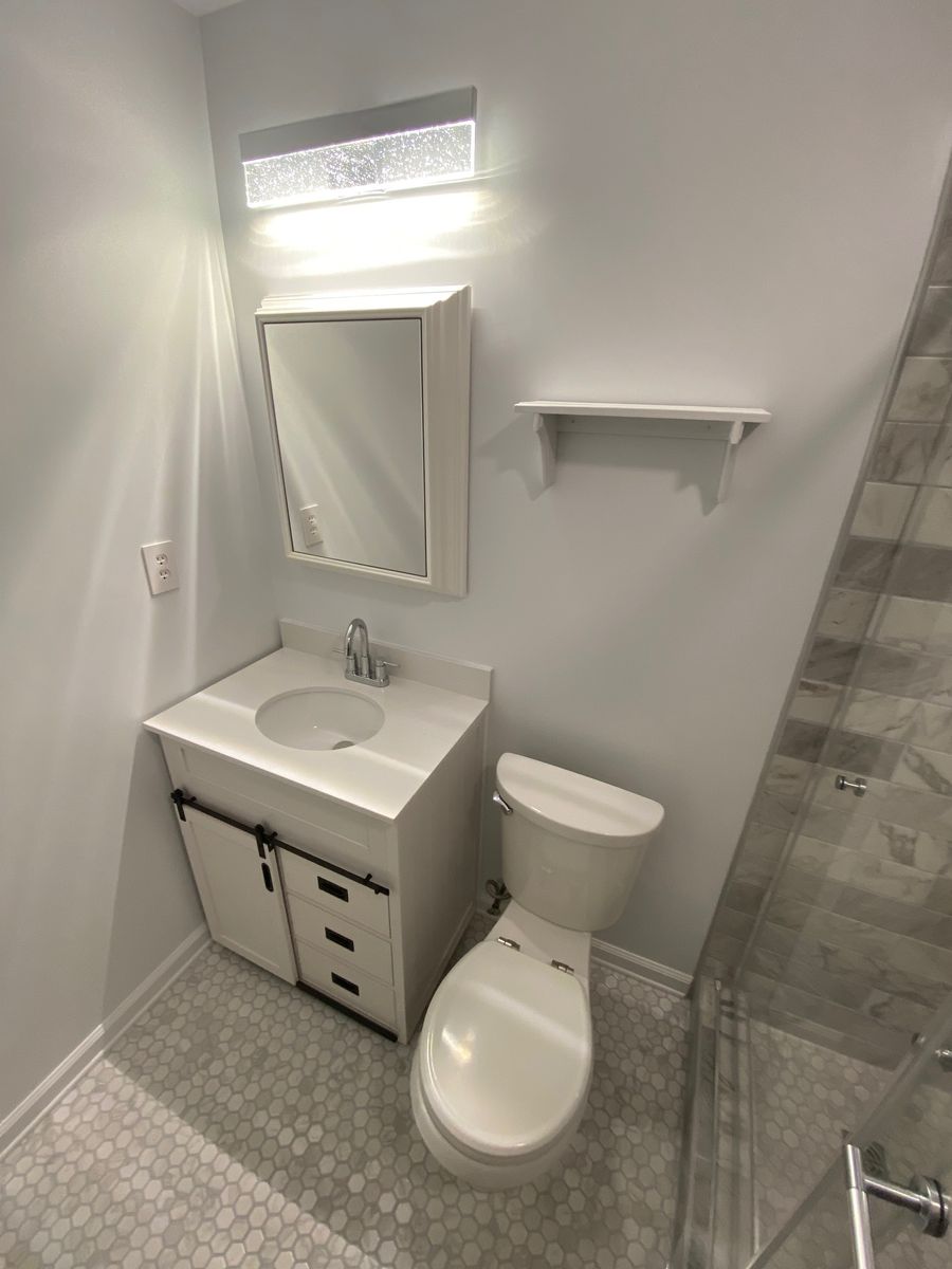 Bathroom Renovation for G Hays Construction in Virginia Beach, VA