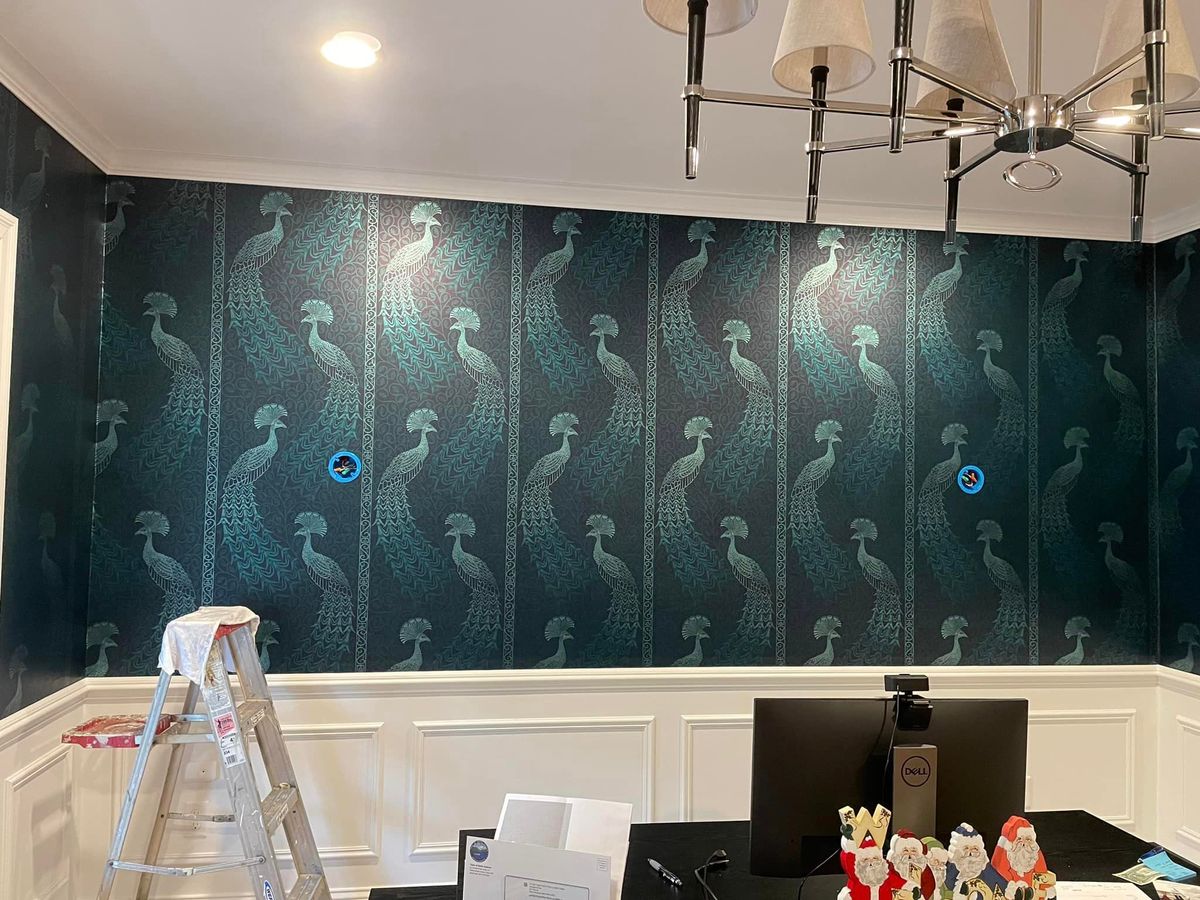 Wall Covering for AGA Custom Coatings in Newburyport, MA