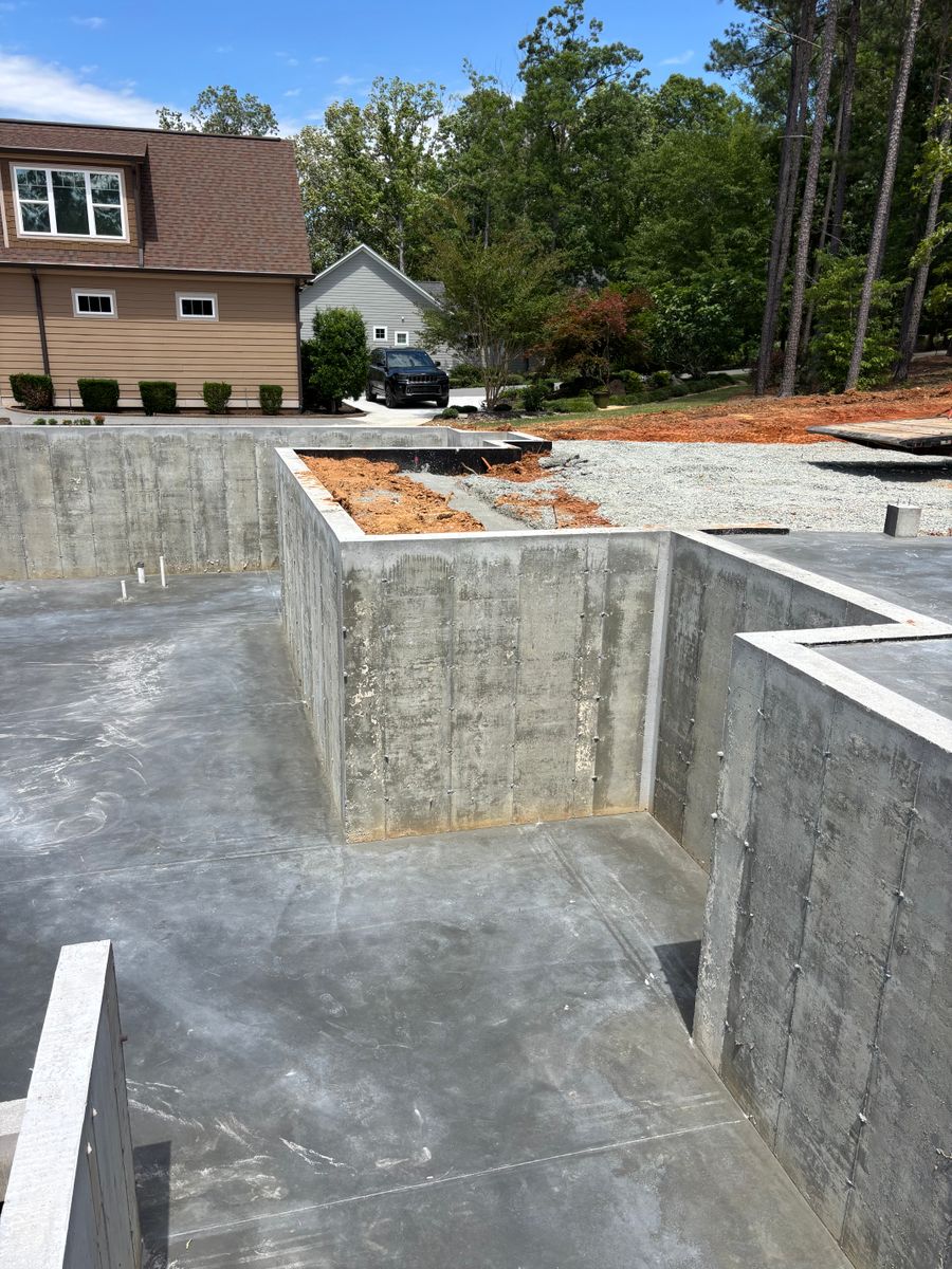 Excavation for Baer & Sons Concrete in Greenwood County, SC