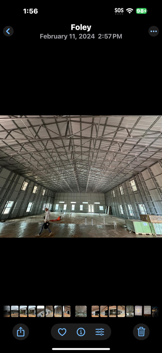 House Framing for Elite Custom Metal Structures in Belmont, MS