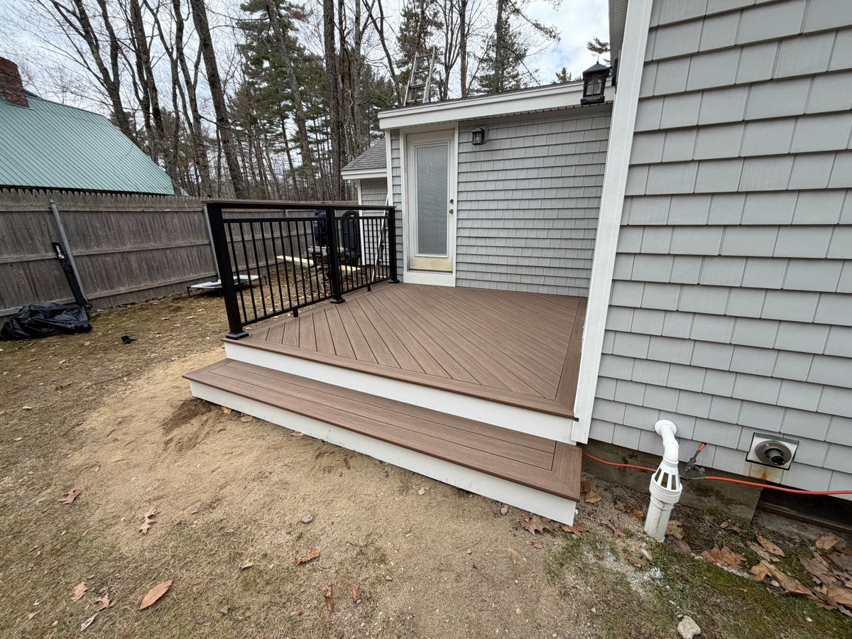 Deck & Patio Installation for Jetstream Construction in Gorham, ME