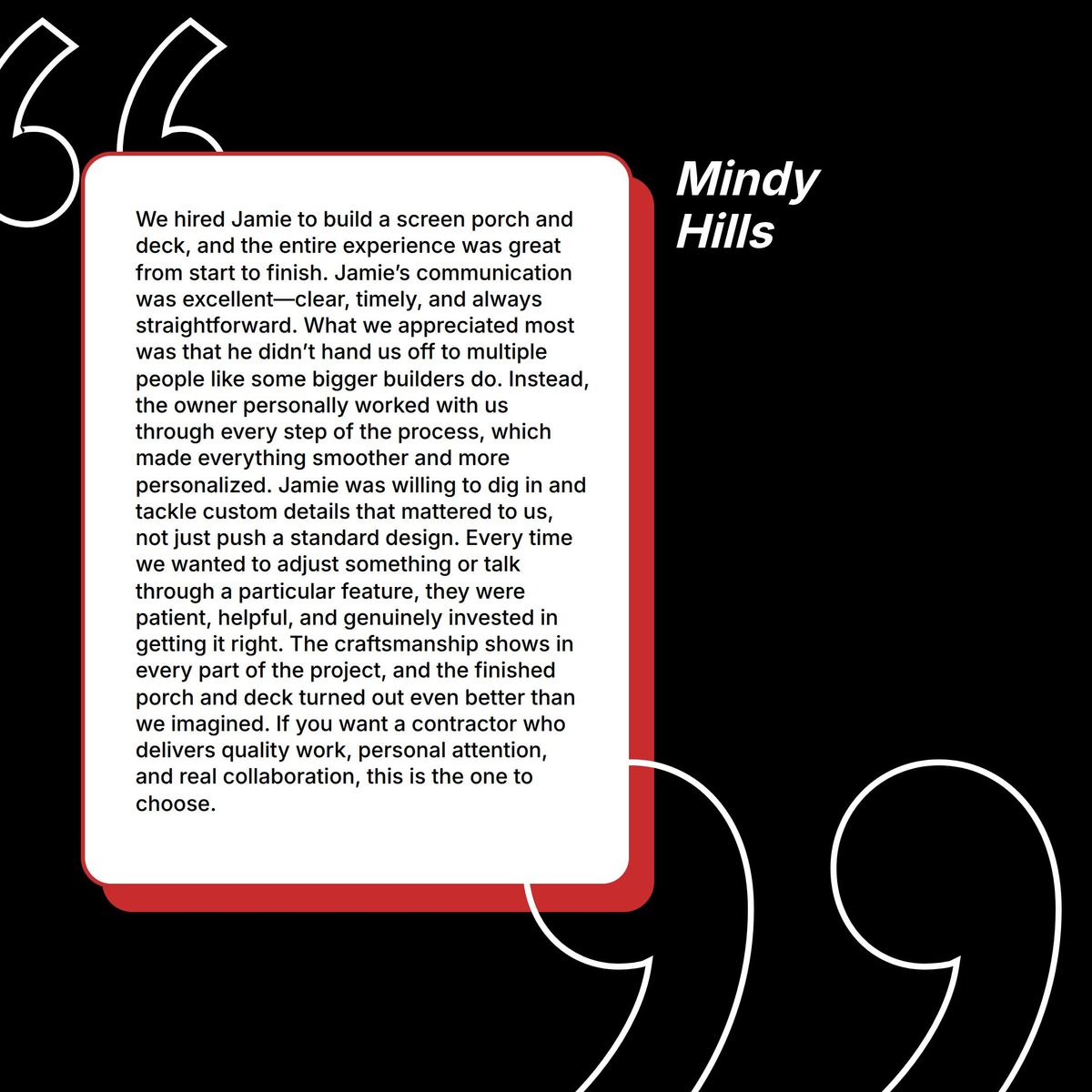 Covered Porches for Lester Contracting LLC in Richmond, VA