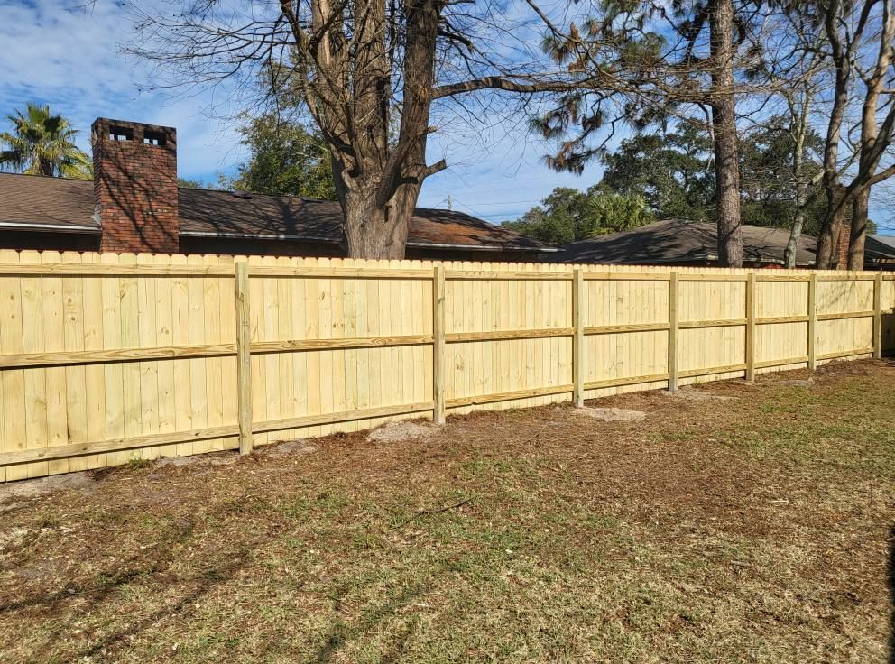 Fence Installation for Bayou Bill's Fencing in Crestview, FL