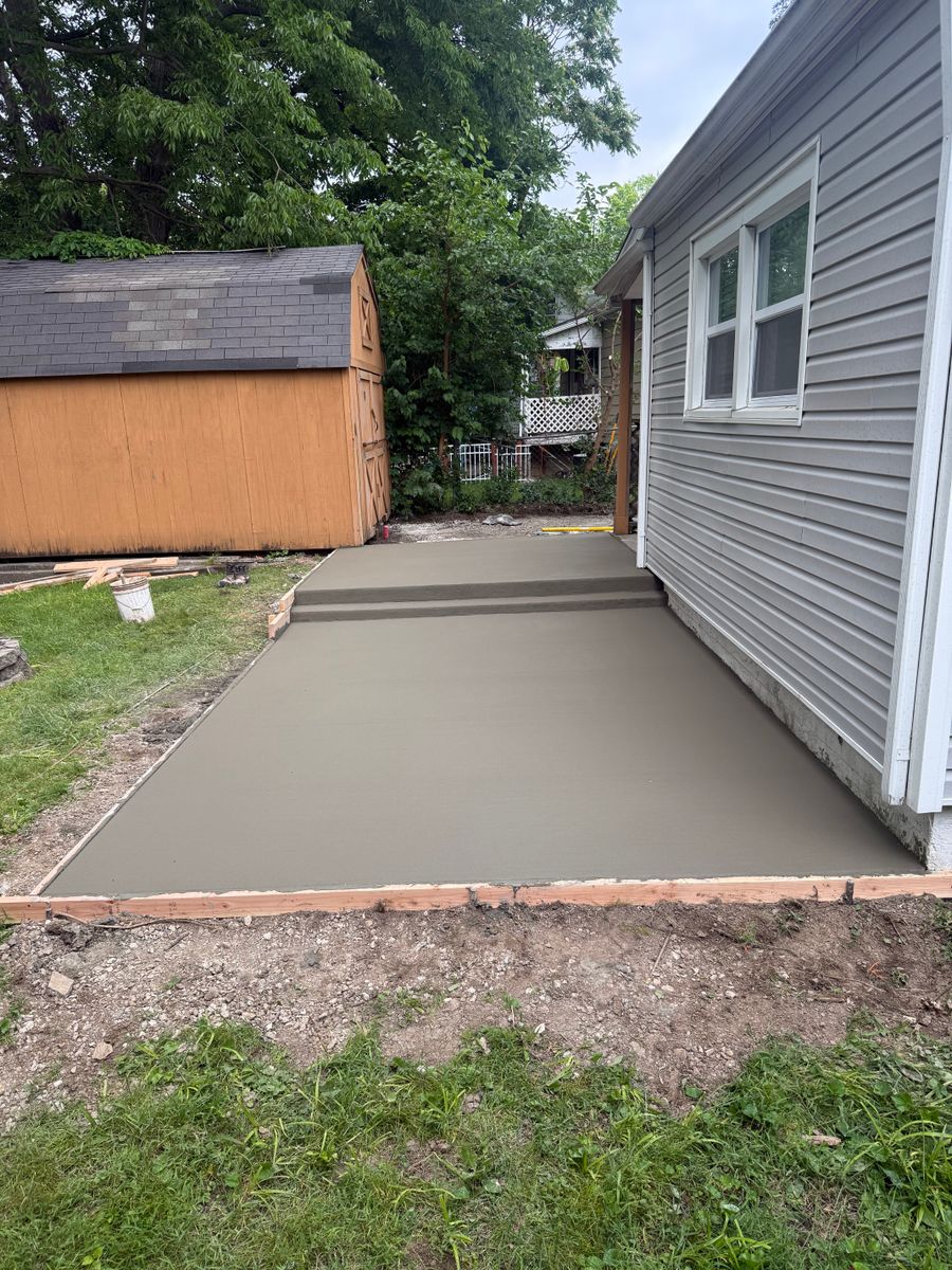 Concrete Slab Construction for Immaculate Concrete and Construction in Troy, IL