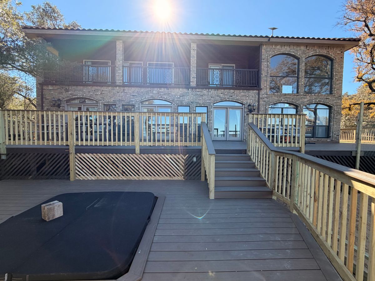 Deck & Patio Construction for Concord Builders in Lockhart, TX