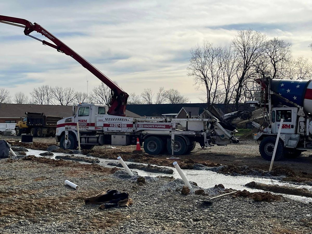 Foundation Digging for Ledbetter Excavation in Shelbyville, TN