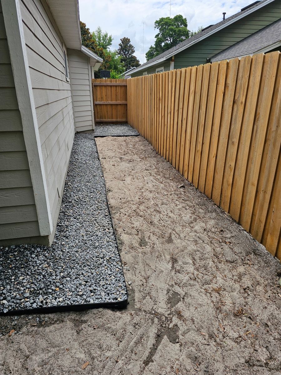 Hardscape Installation for Deeper Roots Landscape in High Springs, FL